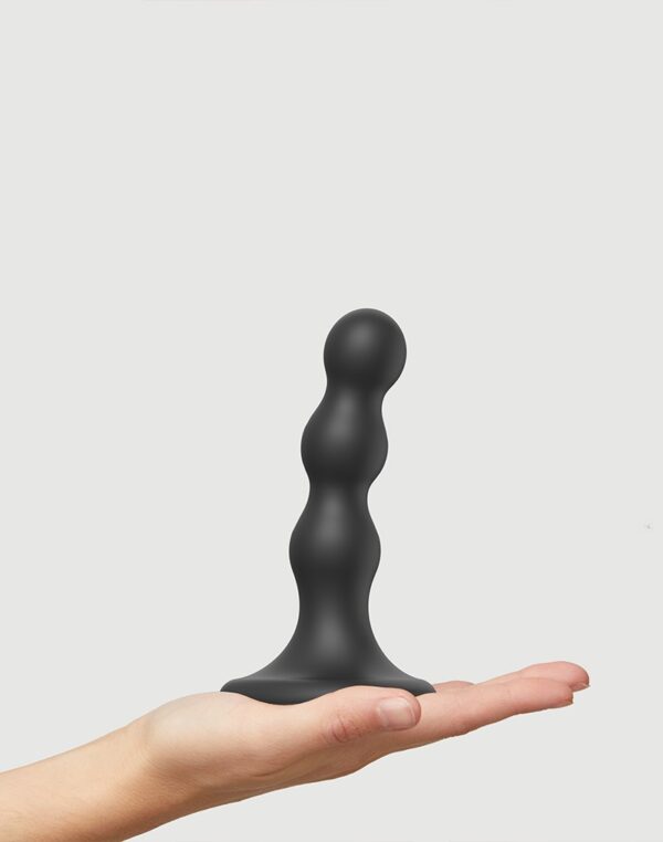 STRAP-ON-ME - Dildo Plug Balls, koko S - Musta - Image 2