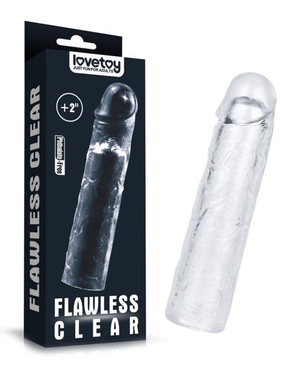 Lovetoy - Flawless Clear Penishiha + 2" / 5 cm - Kirkas