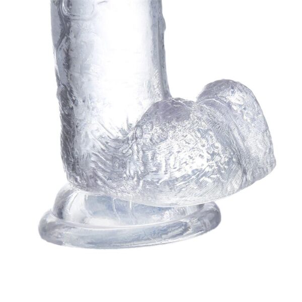 Glazed Realistinen Dildo Kiveksillä – 15,5 cm - Image 2