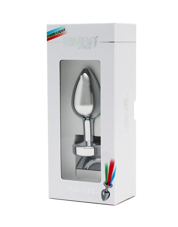 RIMBA TOYS Pisa – LED-valolla Varustettu Anustappi - Hopea - Image 3
